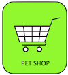 Icon of a shopping trolly representing this vet has an onsite pet store